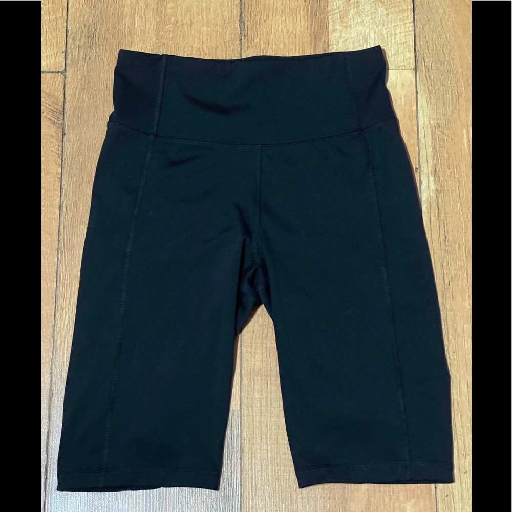 Black biker shorts